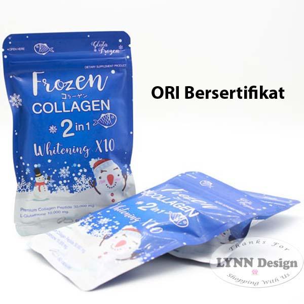 Frozen Collagen Original 100% By Gluta Frozen Isi 60 Caps_lynn Design By Lynn Design