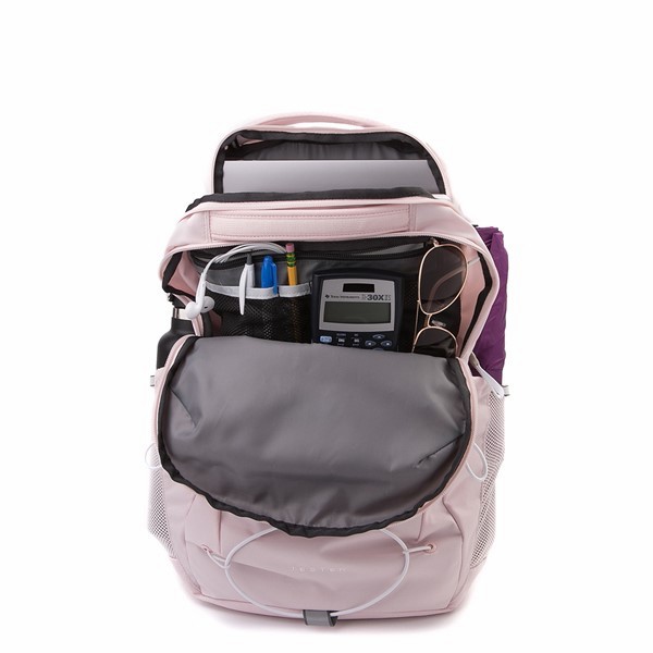 north face backpack light pink