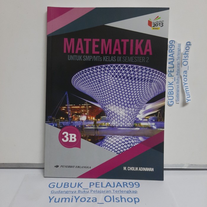 MATEMATIKA 3B Semester 2 SMP/MTS KELAS 9 ERLANGGA Revisi Original ...