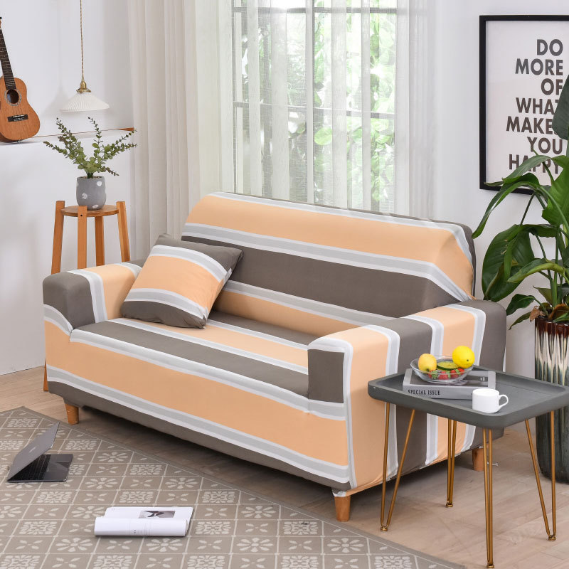 Elastic Sofa Cover Pattern Import Anti Selip Cover Sofa 1 2 3 4 Seater Sarung Sofa Bed Penutup Sofa Lazada Indonesia
