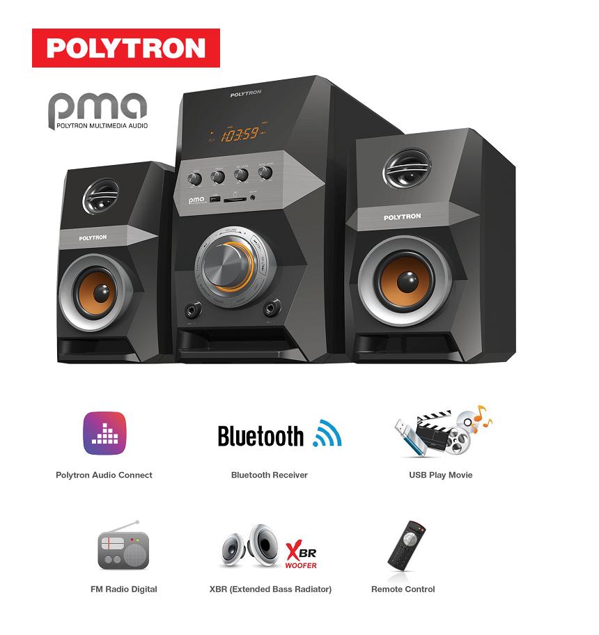POLYTRON PMA-9505 Multimedia Player-Digital FM RADIO .USB .Karaoke FREE ONGKIR JABODETABEK