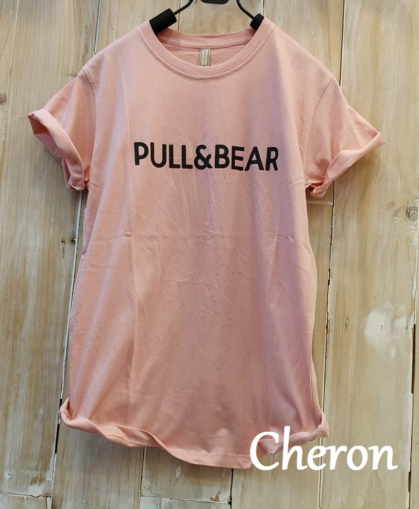 CHERON 16490 16288 16581 16688 17524 18268- Kaos Oblong Wanita Baju Distro Cewek Atasan Kekinian Murah Lengan Pendek Tumblr Tee Casual T-shirt Cotton Combed Tshirt Pakaian Remaja Dewasa Abg Warna Pink Kuning Merah Hijau Maroon