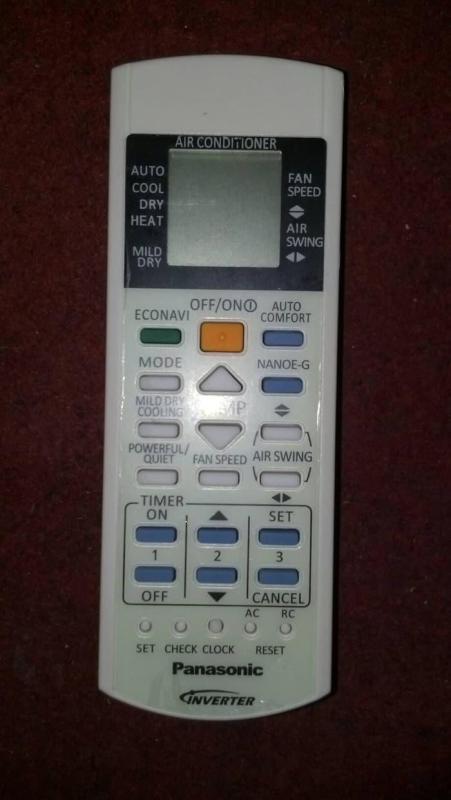 REMOTE AC PANASONIC INVERTER