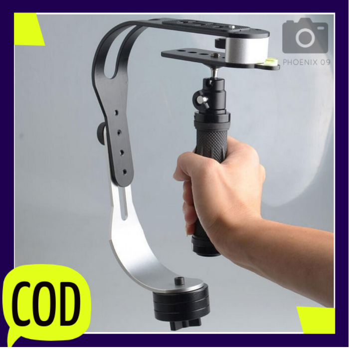 Stabilizer Kamera Handheld Gambar Stabil Counterweight dan Gimbal