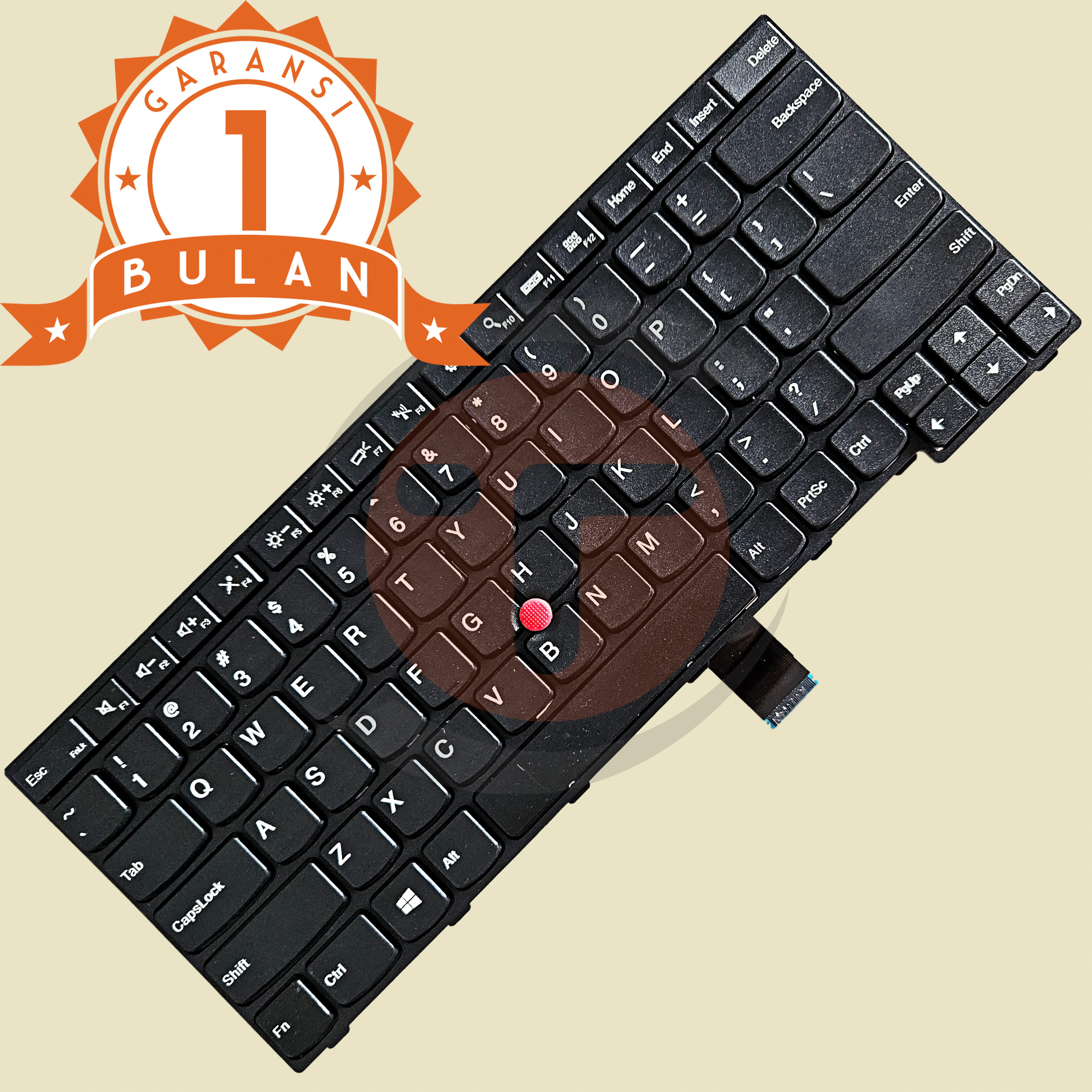 Touche De Clavier Pour Lenovo T450, T450S, E455, E460, E465, W450, E431, E440, L440 - Occasion