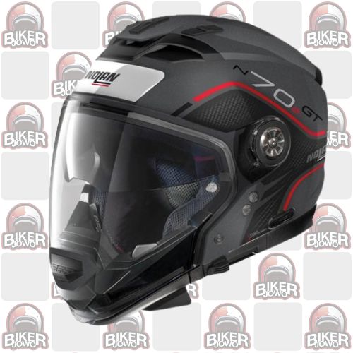 Nolan GT BELLAVISTA FLAT LAVA GREY YELLOW HELM NOLAN Helm