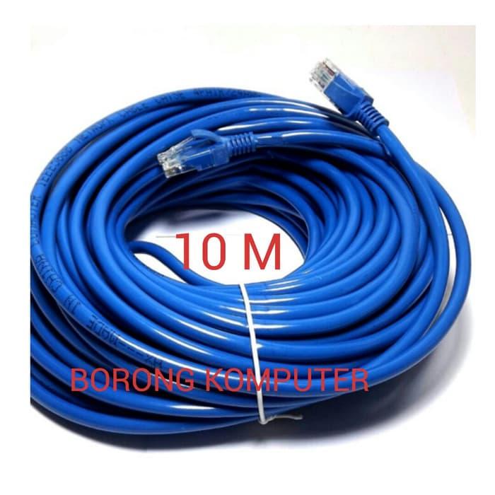KABEL LAN 10M CAT 5 / KABEL UTP 10 METER PABRIKAN HIGH QUALITY