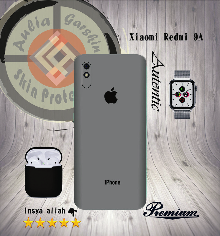 Garskin Hp Xiaomi Redmi 9a Motif Iphone Grey Free Custom Motif Via Chat Lazada Indonesia