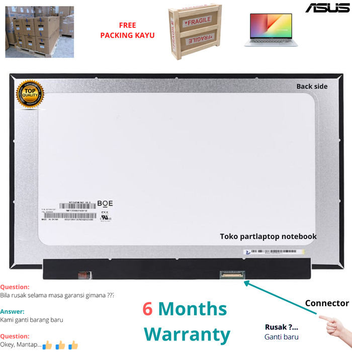 Panel Lcd Laptop Asus Vivobook S S F Original Laptop Screen