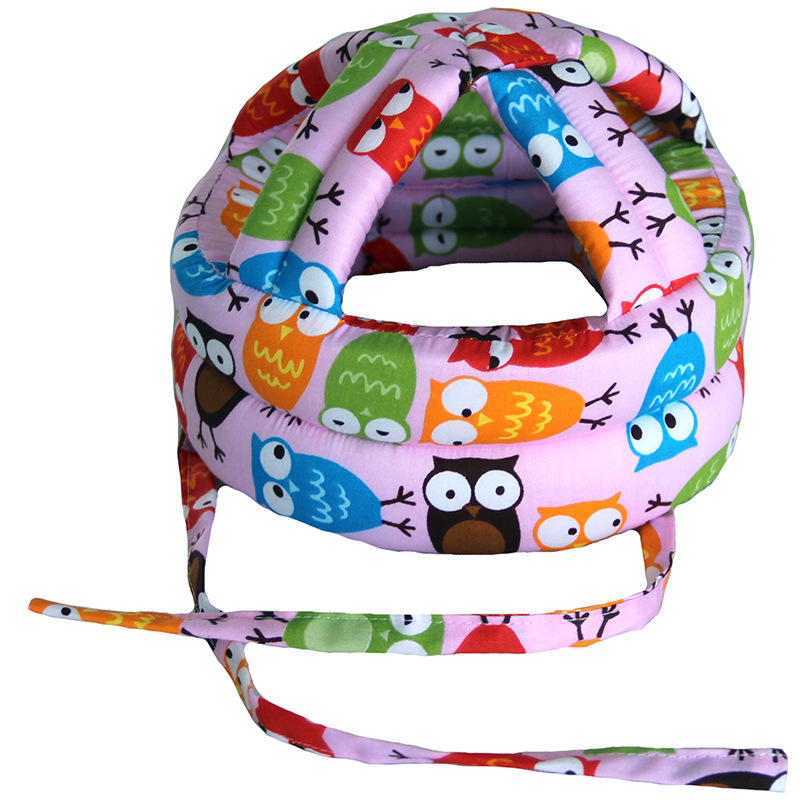 Hpacces【Ready Stock】Baby Anti-Collision Anti-Fall หมวกการ์ตูนผ้าฝ้ายหมวกระบายอากาศเด็กวัยหัดเดินหมวกเด็กหมวกกันน็อคสำหรับเล่นสเก็ตบอร์ด