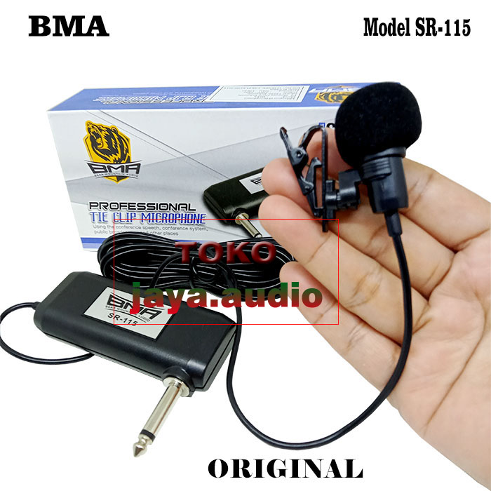 Microphone BMA SR 115 Mic Jepit Clip On Mik Imam Masjid Mic Clip ...