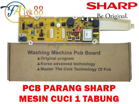 MODUL PCB MESIN CUCI SHARP / ES-F875S-P / ES-F876S-B / ES-F886 / ES ...