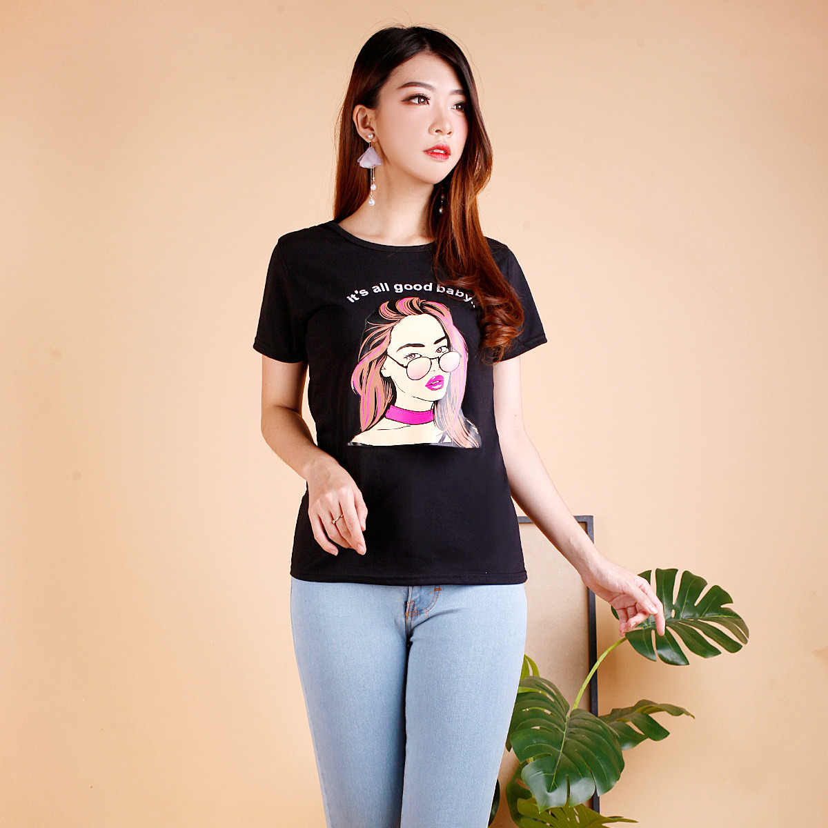 Kaos Wanita KAOS WANITA IT S ALL GOOD 
