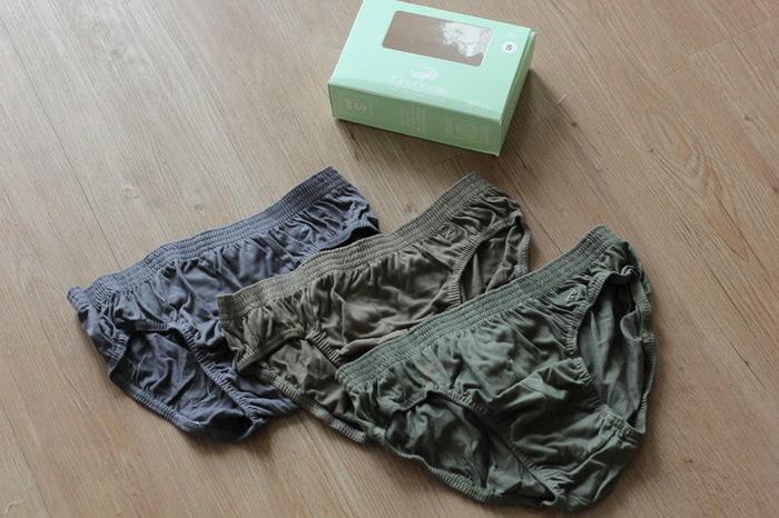 Celana Dalam / CD Pria Katun Crocodile 521-242 (1 box 3 pcs) Pakaian Dalam Pria / Sempak Pria Laki Laki Men’s By Barang Kece