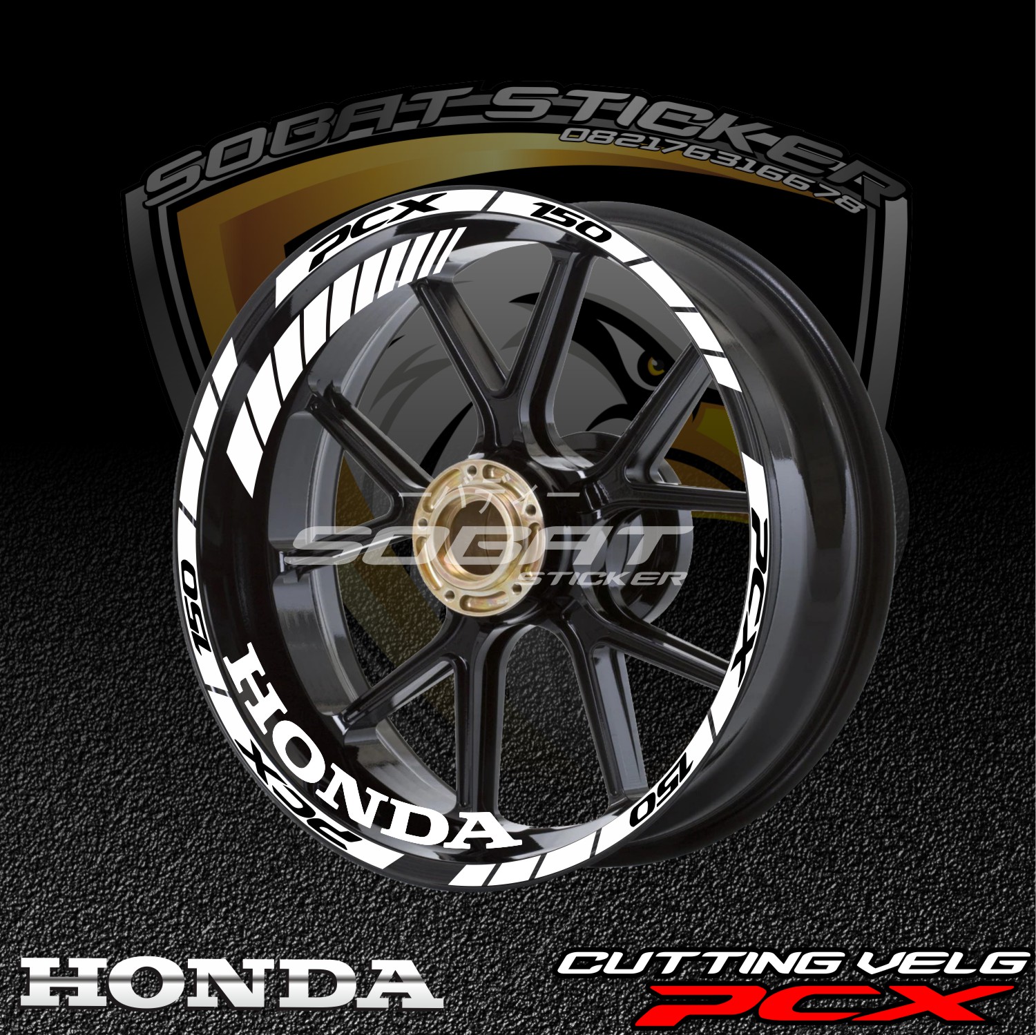 Cutting Sticker Velg Honda Pcx Lazada Indonesia