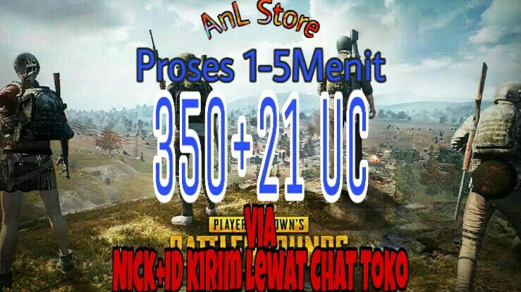UC Pubg Mobile 350+Bonus 21 UC