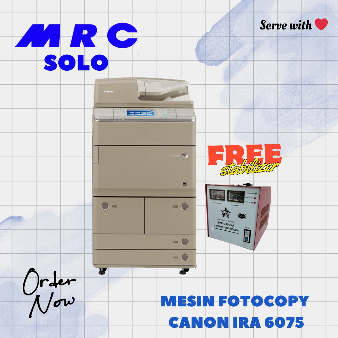 Mesin Fotocopy Canon Ira 6075 Rekondisi Ex Usa Lazada Indonesia