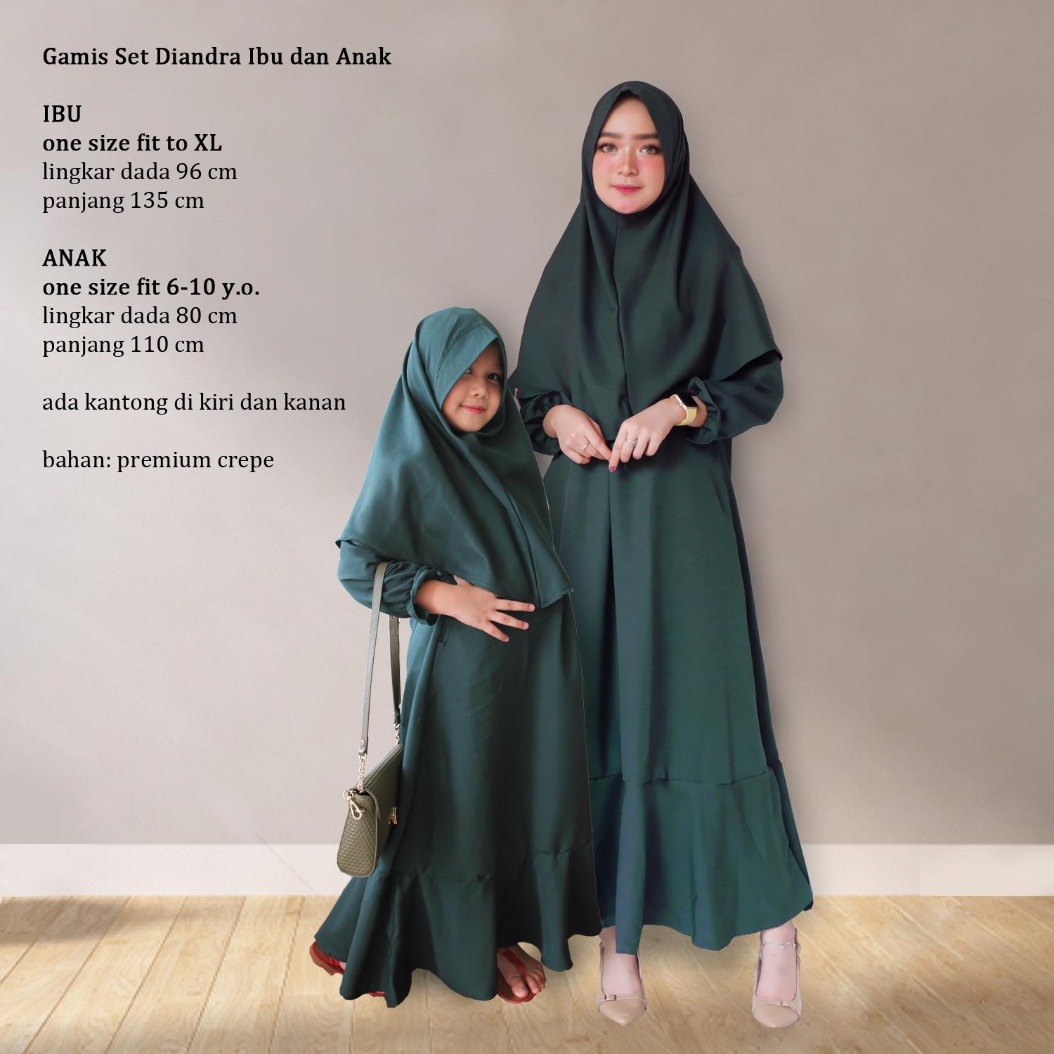 Love Escape Gamis Set Couple Ibu Dan Anak Terbaru 2019 Set Gamis Pasangan Ibu Dan Anak Set Gamis Couple Diandra Ibu Dan Anak Lazada Indonesia