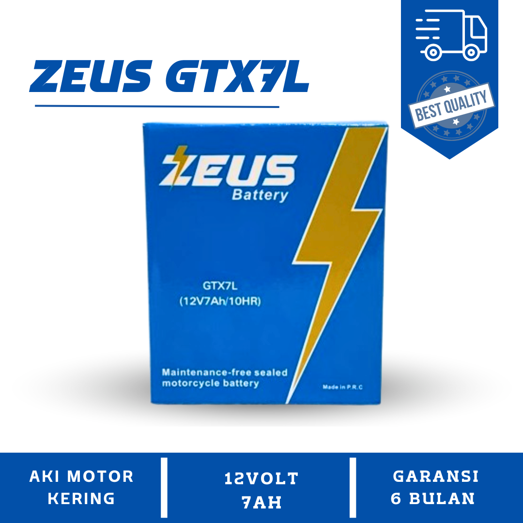 aki kering motor Honda CBR 250R, RR Zeus GTX7L MF | Lazada Indonesia