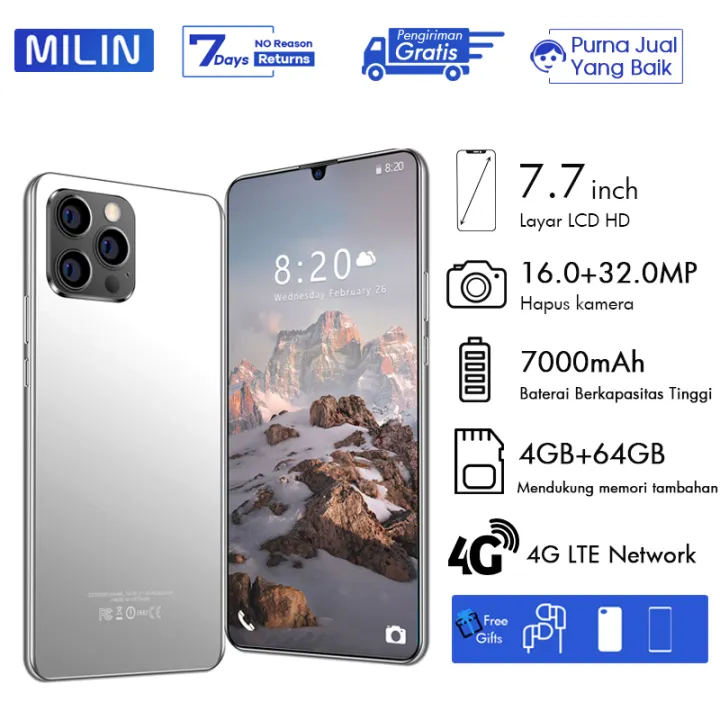 Handphone I12 Pro 7 7inch 4g Lte 4gb 64gb Android Phone Smartphone Mobile Handphones Hp Murah Promo Lazada Indonesia