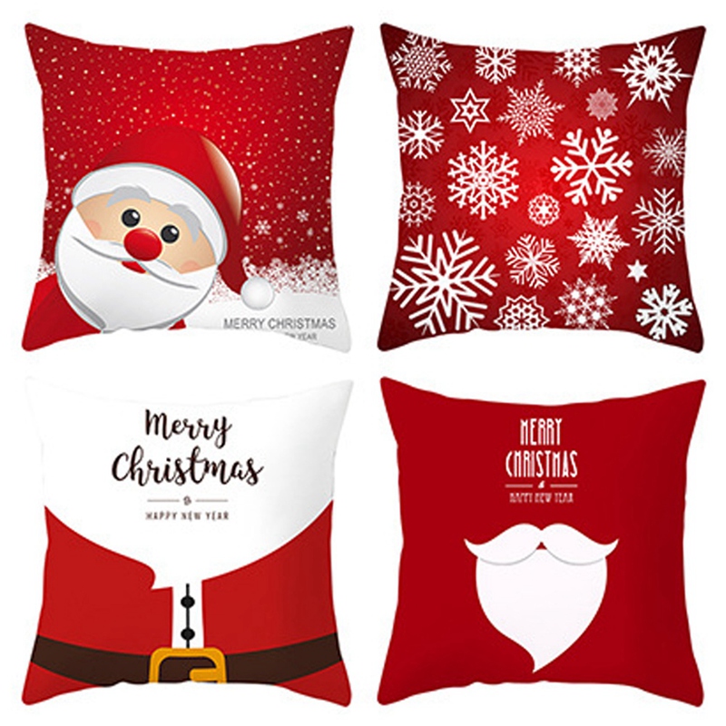 pillow covers red
