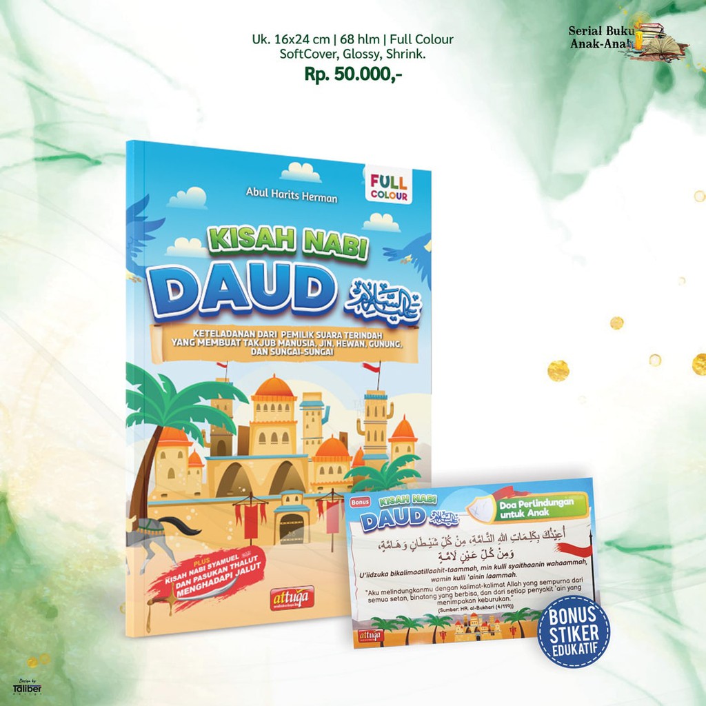 Buku Kisah Nabi Daud Full Colour / Buku Tauhid Dan Akidah Anak / Buku ...