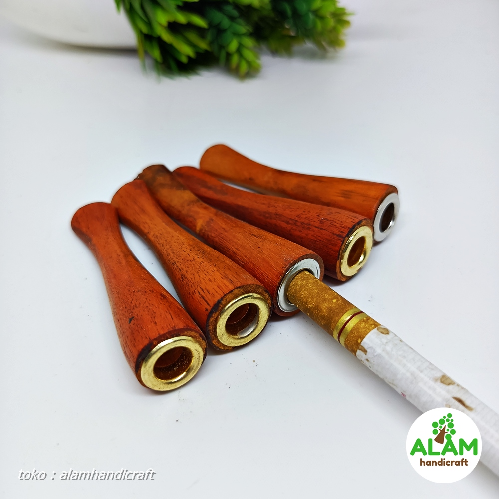 Pipe Rokok Pipa Rokok Galih Kayu Secang Merah Lubang Multi | Lazada Indonesia