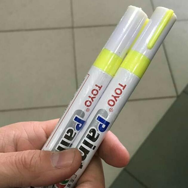 2 Pcs Spidol Ban Toyo Kuning Original