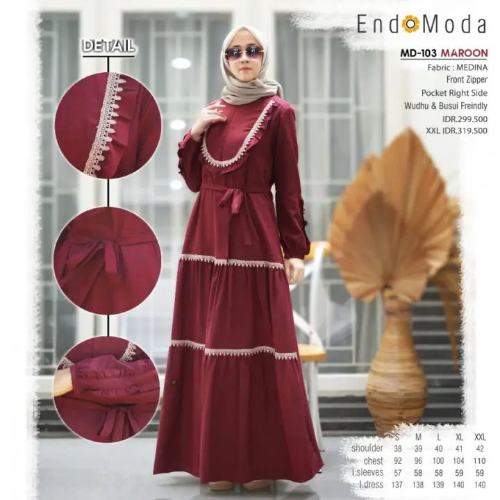 Gamis Md 103 Endomoda Gamis Endomoda Terbaru Lazada Indonesia