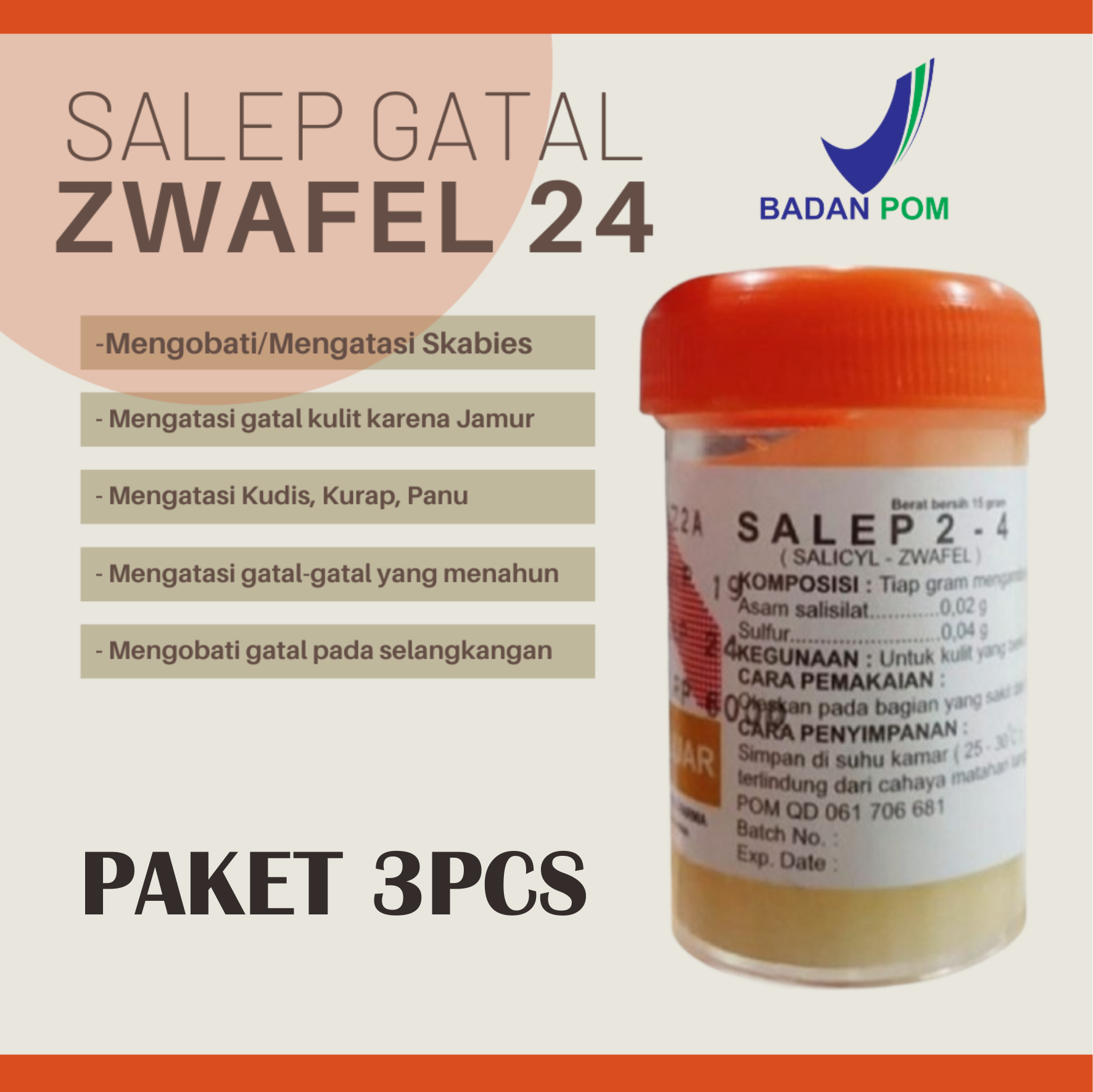 Salep Zwafel 24 Original Cito Obat Gatal Gatal Lazada Indonesia