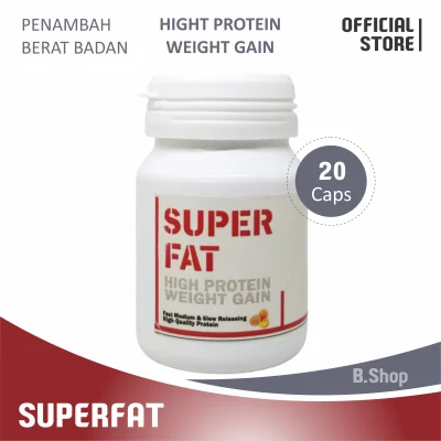 Superfat / Super Fat Penggemuk Badan Suplemen Penggemuk Penambah Berat Badan / Suplemen SUPER FAT - Suplemen Vitamin Penggemuk Badan / Penambah Berat Badan / Vitamin Berat Badan / Suplemen Murah / COD / Bayar Di Tempat / Weight Gain / Gemuk Badan
