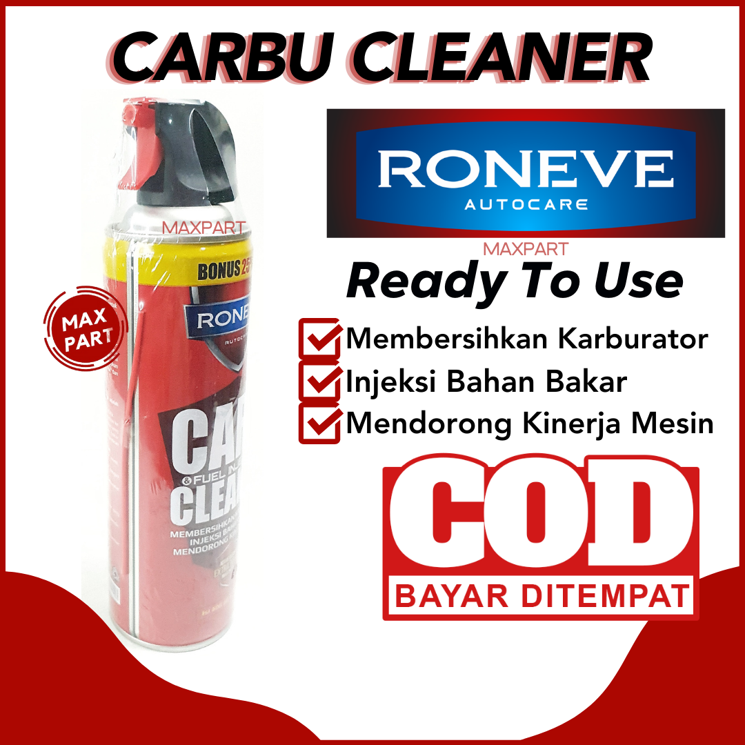 MAXparts RONEVE CARBU CLEANER 500ML CARB & FUEL INJECTION CLEAN ...