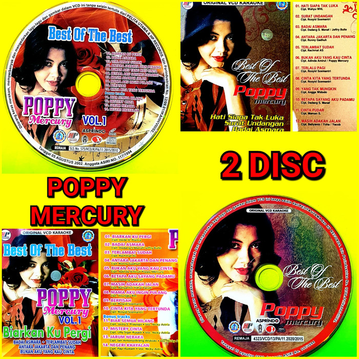 Kaset Original Video Cd Karaoke Lagu Poppy Mercury Terlaris Lazada Indonesia