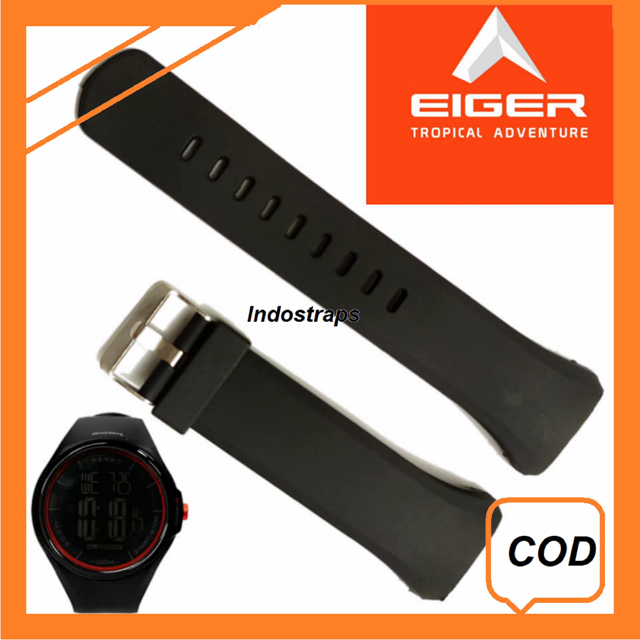 Strap Tali Jam Tangan Eiger iyw0082 iyw82 Lazada Indonesia
