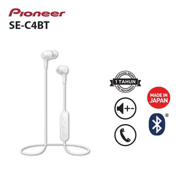 Pioneer Bluetooth Earphone Se C4bt Lazada Indonesia