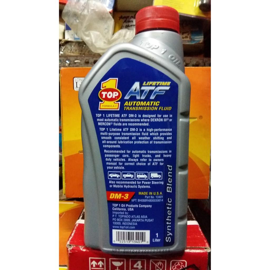 Murah Top One Lifetime ATF Power Steering Fluid - Pelumas Oli Mobil