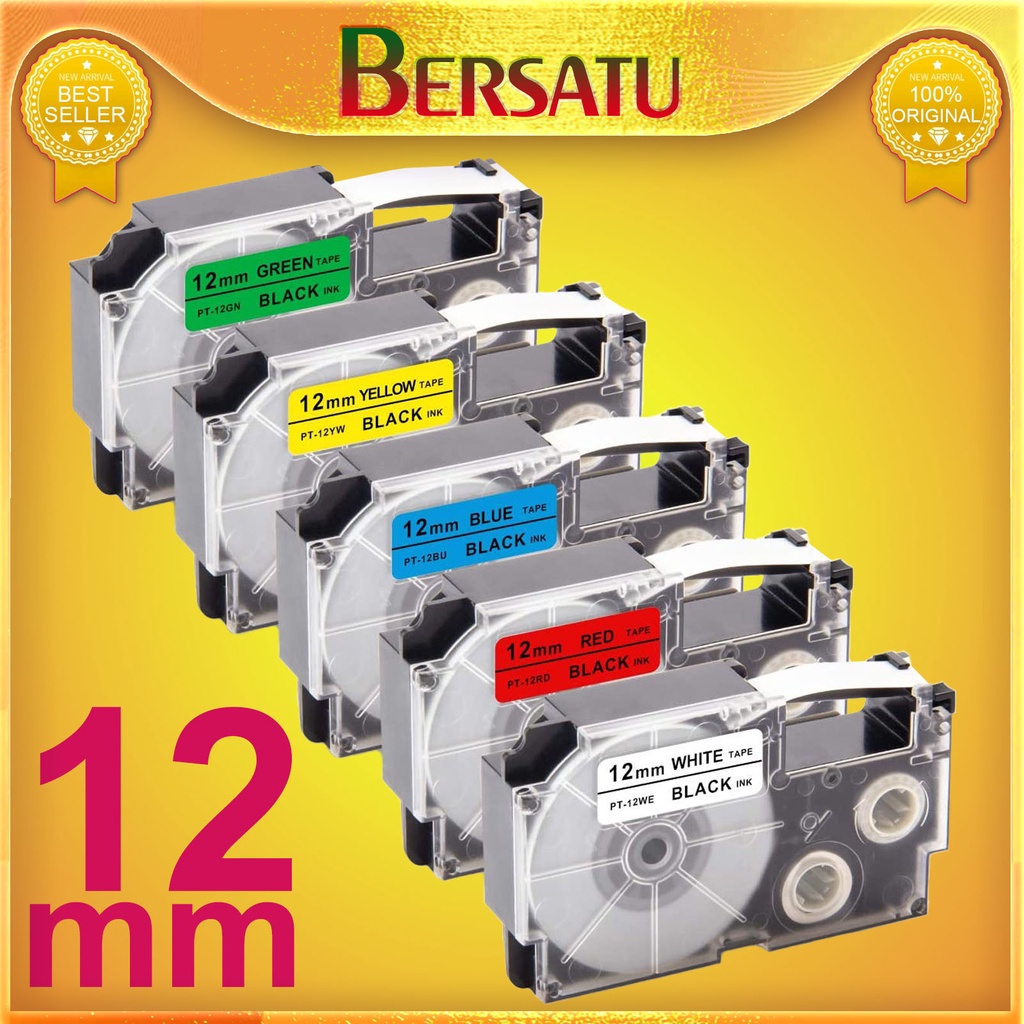 EZ Label Tape Casio / Cartridge Label Printer Casio 9mm 12mm Lazada