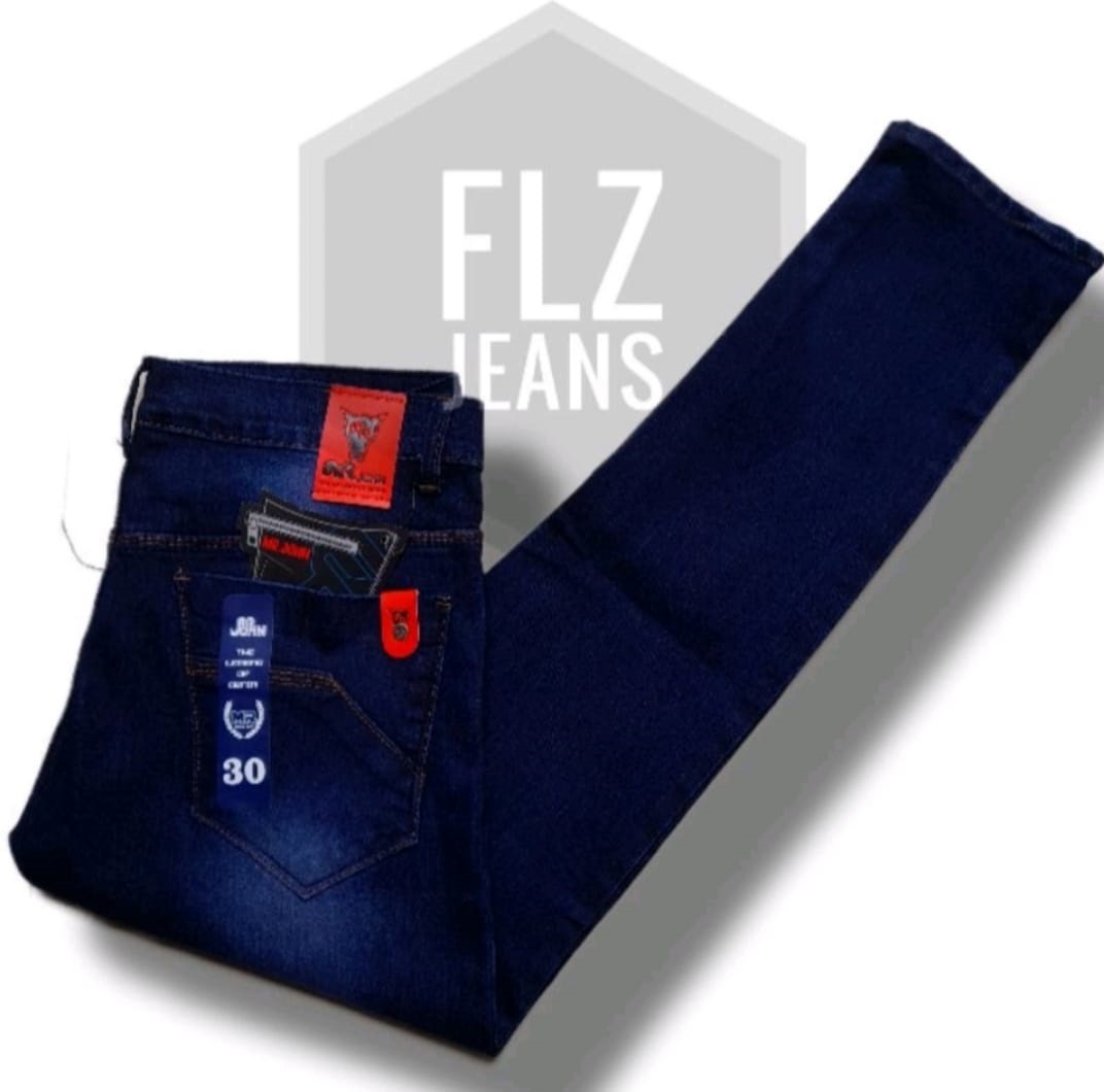 COD/Celana Jeans Pria Hitam/Biru Muda 
