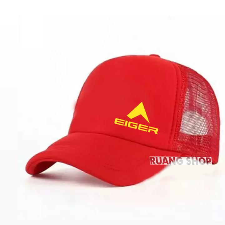 Topi Trucker Jaring Eiger Yellow Premium
