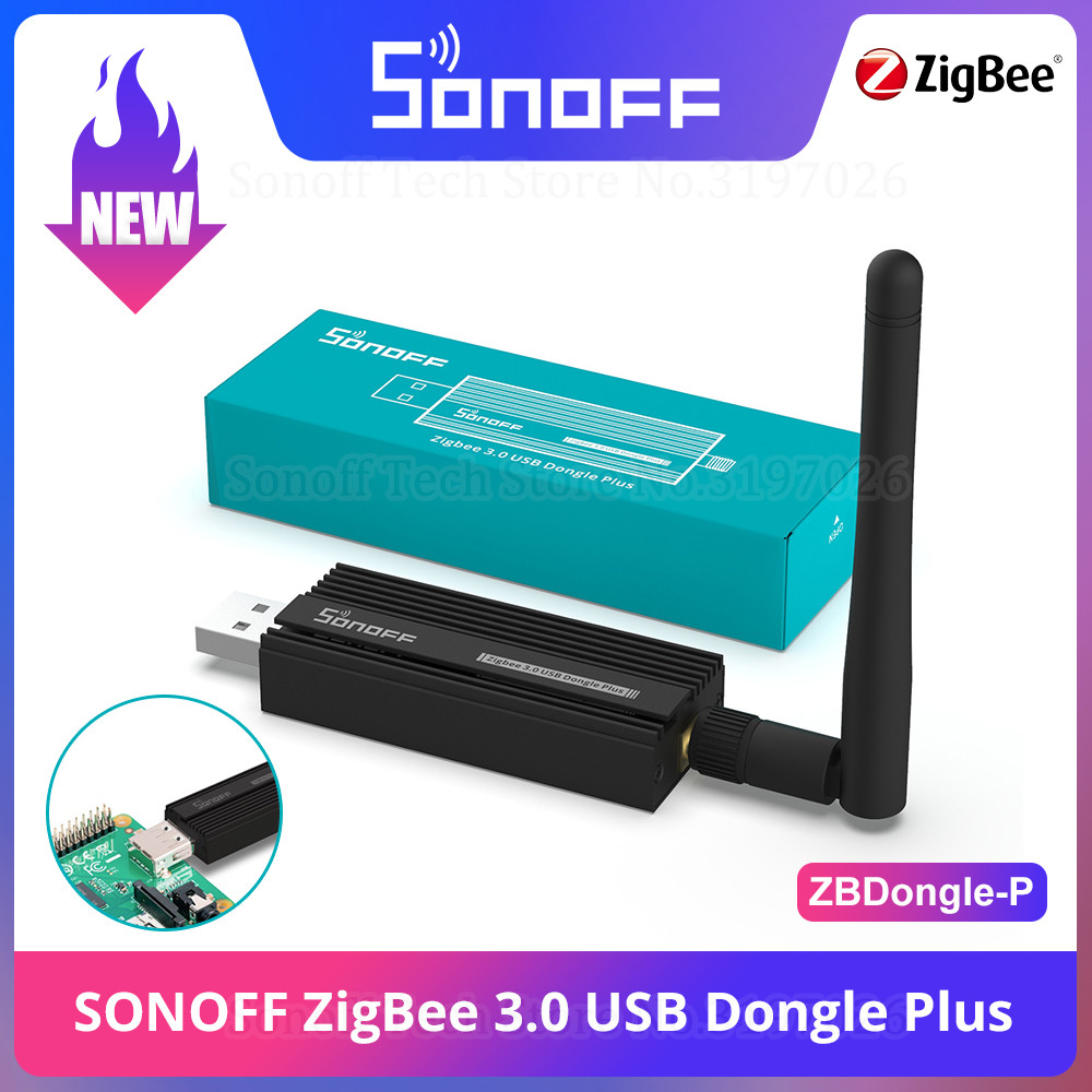 SONOFF ZBDongle P Smart Zigbee Gateway Zigbee 3 0 USB Dongle Plus พรอม