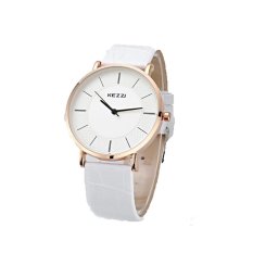 Sabuk Ultra-Tipis untuk Rekreasi Couple Watches (Putih)