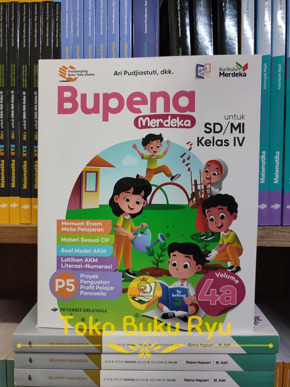 Buku Bupena Merdeka Kelas 4 Vol. 4A Kurikulum Merdeka Erlangga | Lazada ...