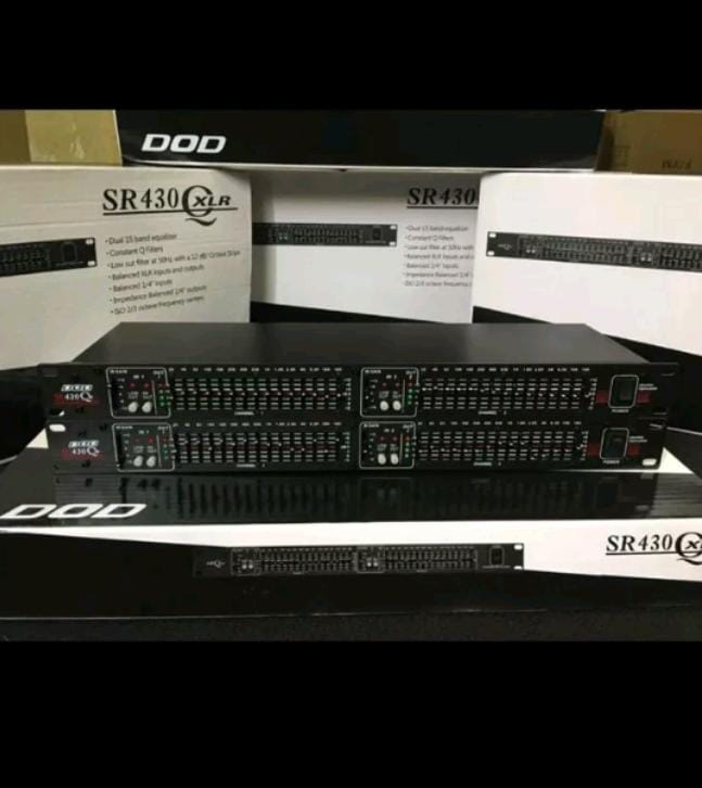 DOD グラフィックイコライザー 2ch SR430 Qx ブラック DOD