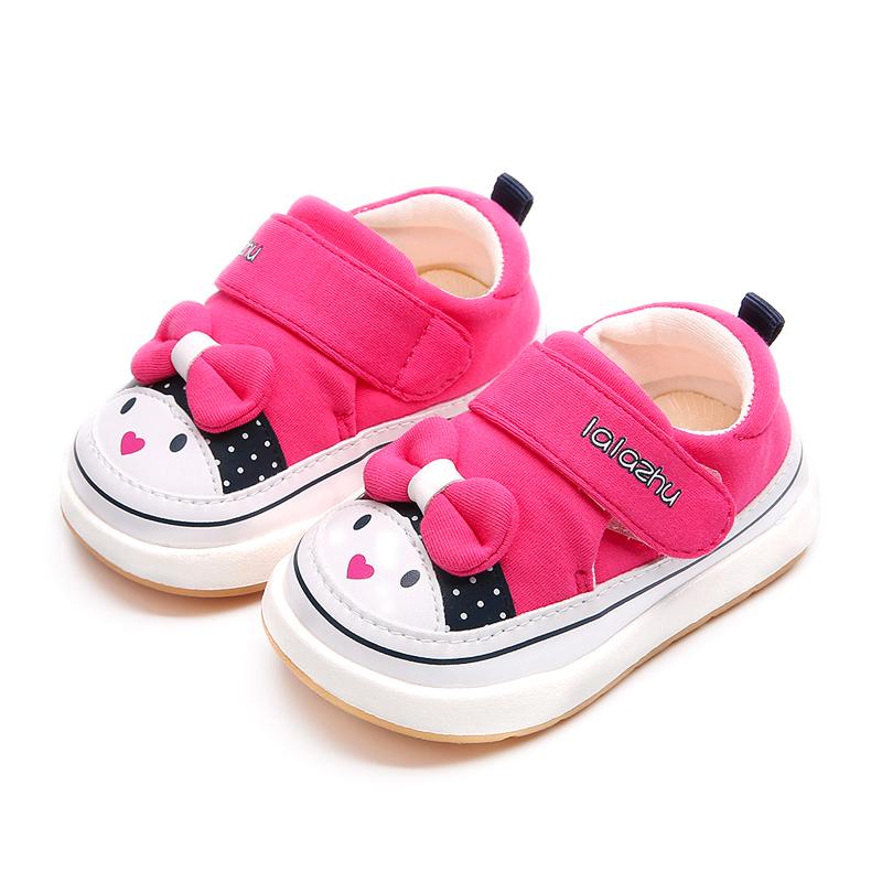 Baby Girl Shoes Cute Princess Non-slip Bottom Cotton Fabric Shoes Toddler Shoes