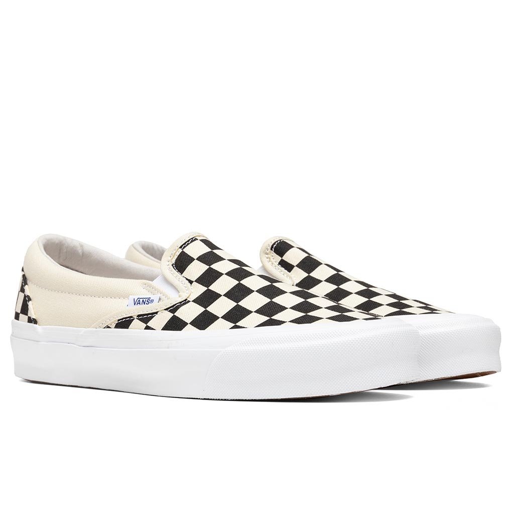 vans slip on checkerboard vault og