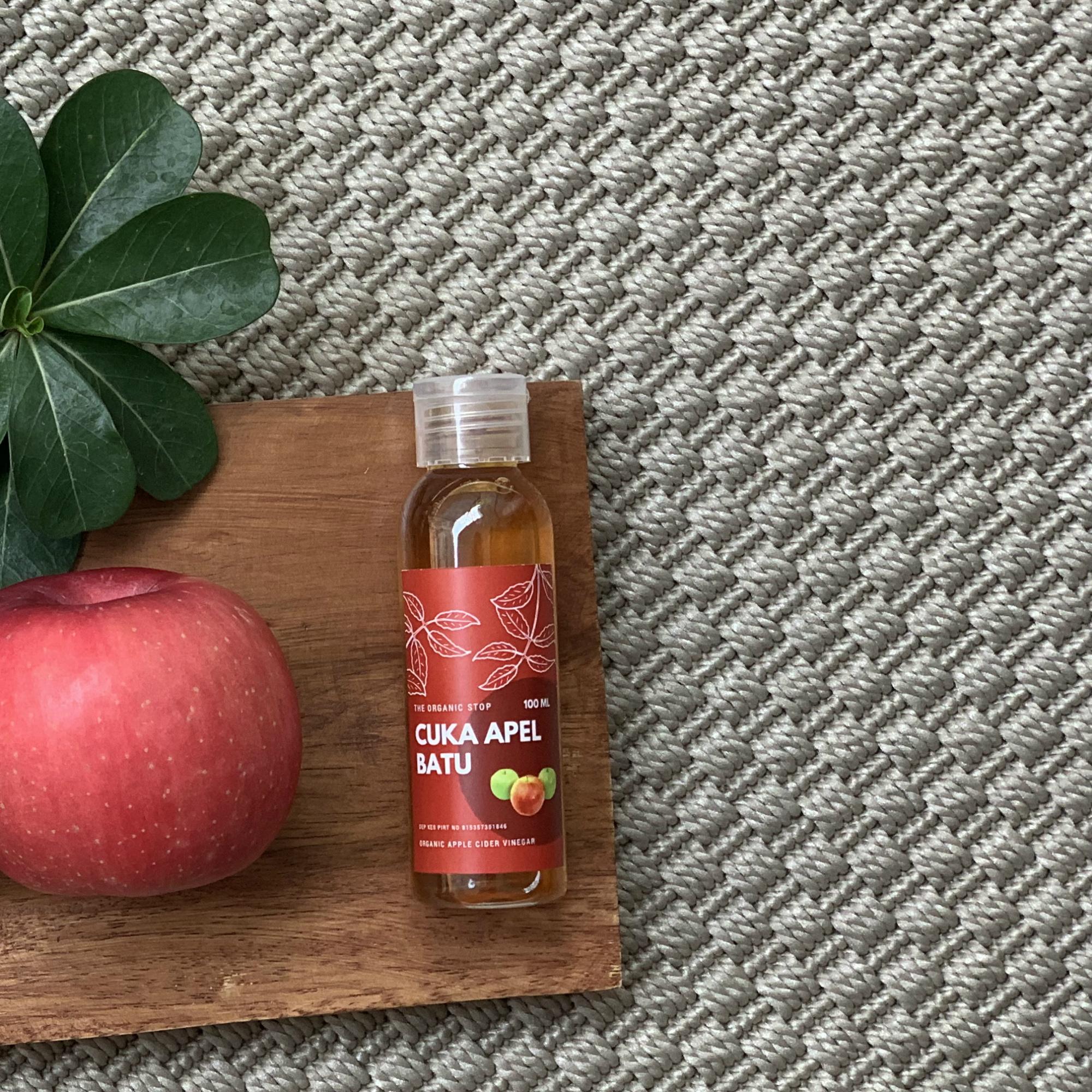 TheOrganicStop Cuka Apel Organik Batu Apple Cider Vinegar 100 ml