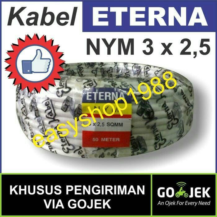 Kabel Eterna Nym 3x2.5 kawat isi 3 50m/Roll