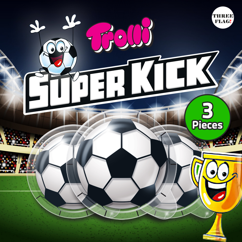 Trolli Super Kick Football Gummy Jelly 3EA Lazada Indonesia