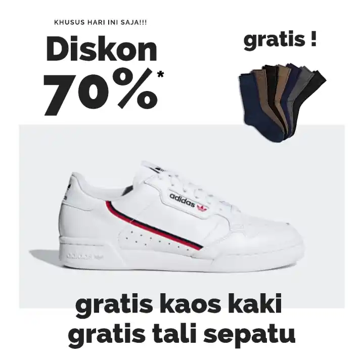 adidas continental 80s white