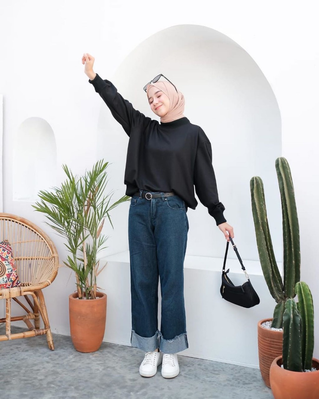 sweater tanpa hoodie